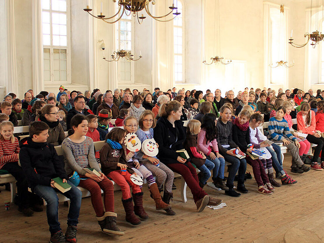 Gottesdienst im Kirchenssal