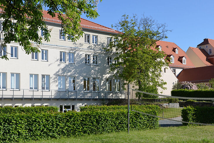 Die Südostseite des Tagungshauses