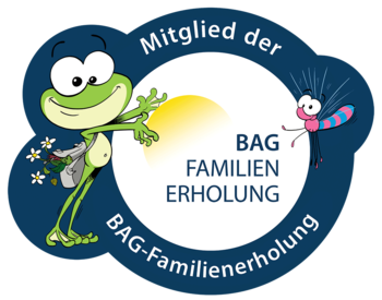 Eddi-Lilli-Webemblem. Wir sind Mitglied in der Bundesarbeitsgemeinschaft Familienerholung.
